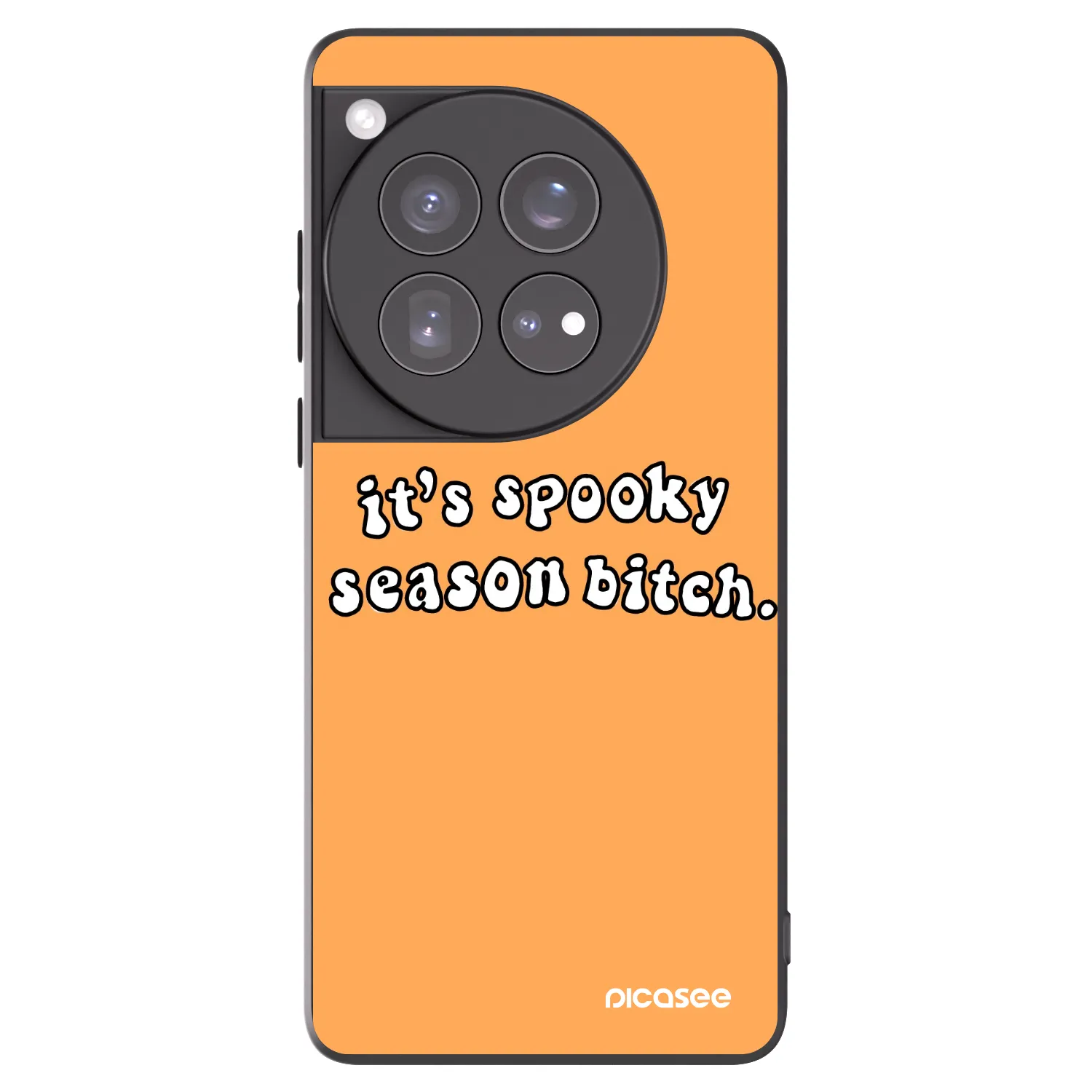 Picasee OnePlus 12 5G Hülle - Schwarzes Silikon - Spooky season