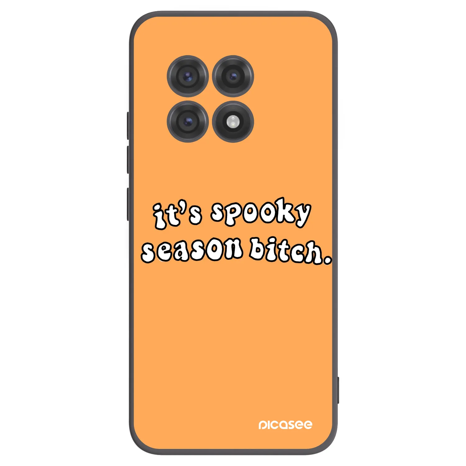Picasee OnePlus 13R 5G Hülle - Schwarzes Silikon - Spooky season