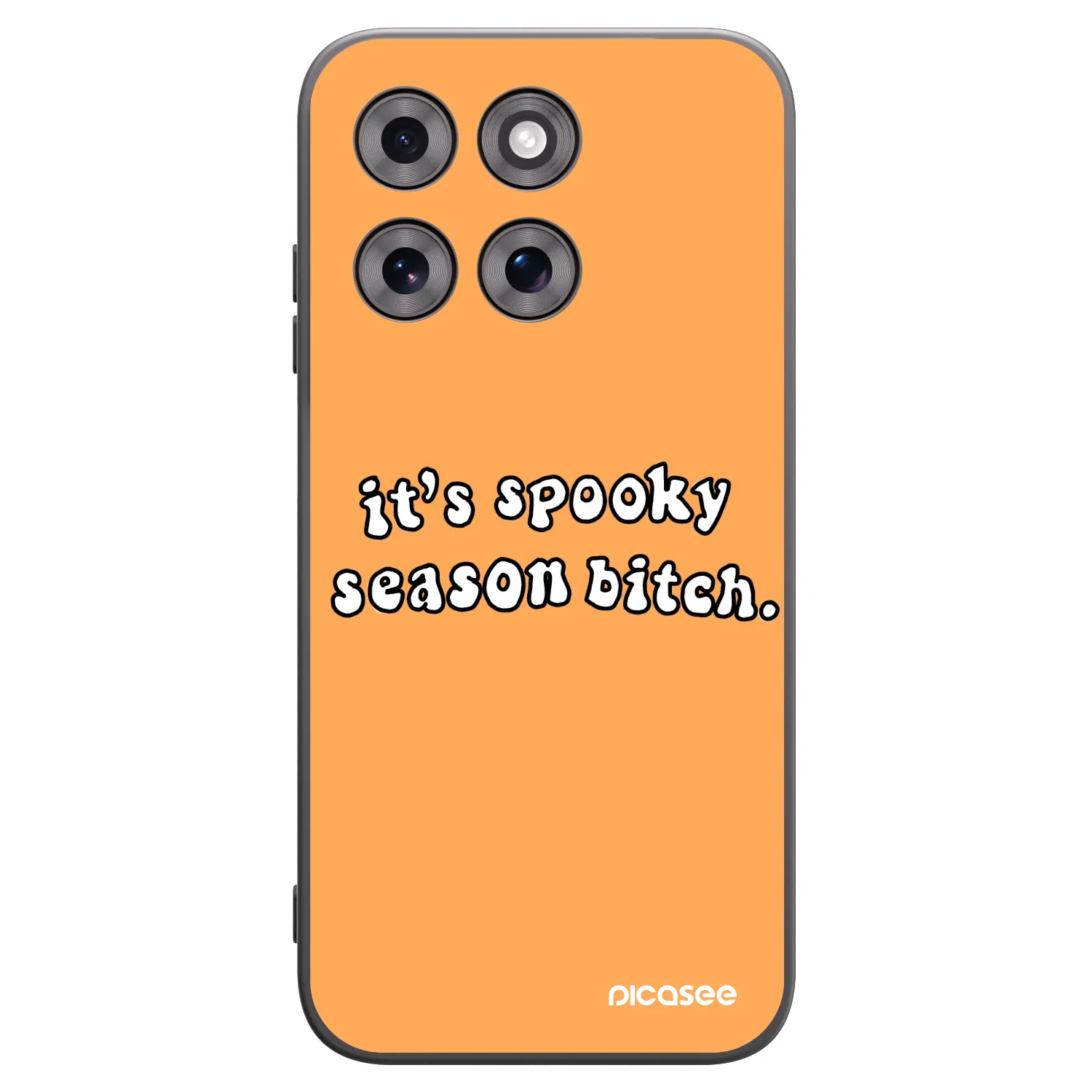 Picasee Motorola Moto G77 Hülle - Schwarzes Silikon - Spooky season
