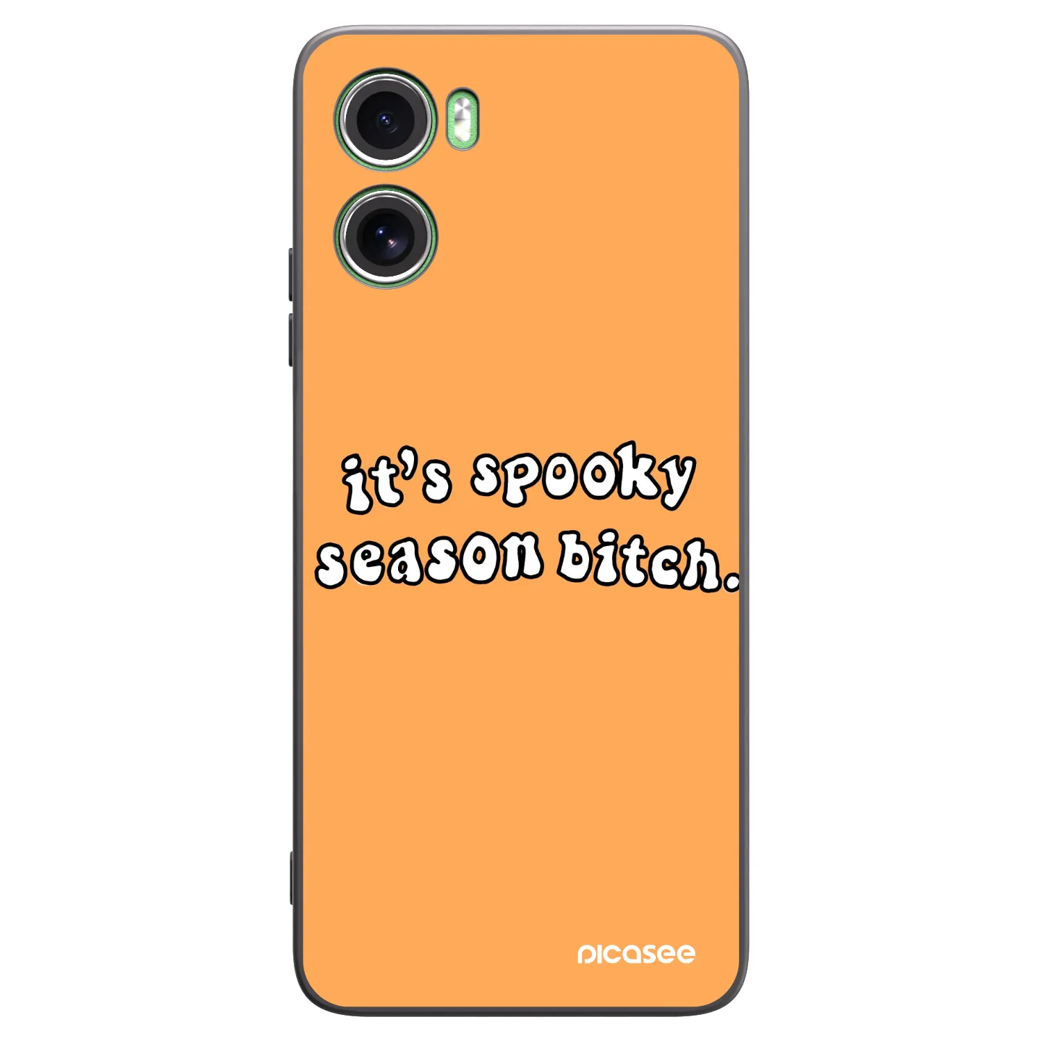 Picasee Motorola Moto G06 Hülle - Schwarzes Silikon - Spooky season