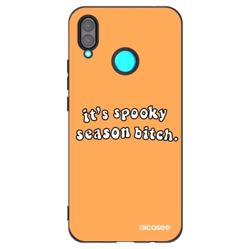 Picasee Huawei Nova 3 Hülle - Schwarzes Silikon - Spooky season