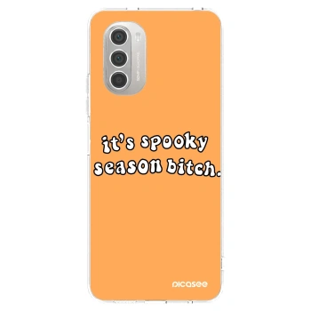 Picasee Motorola Moto G51 Hülle - Transparentes Silikon - Spooky season
