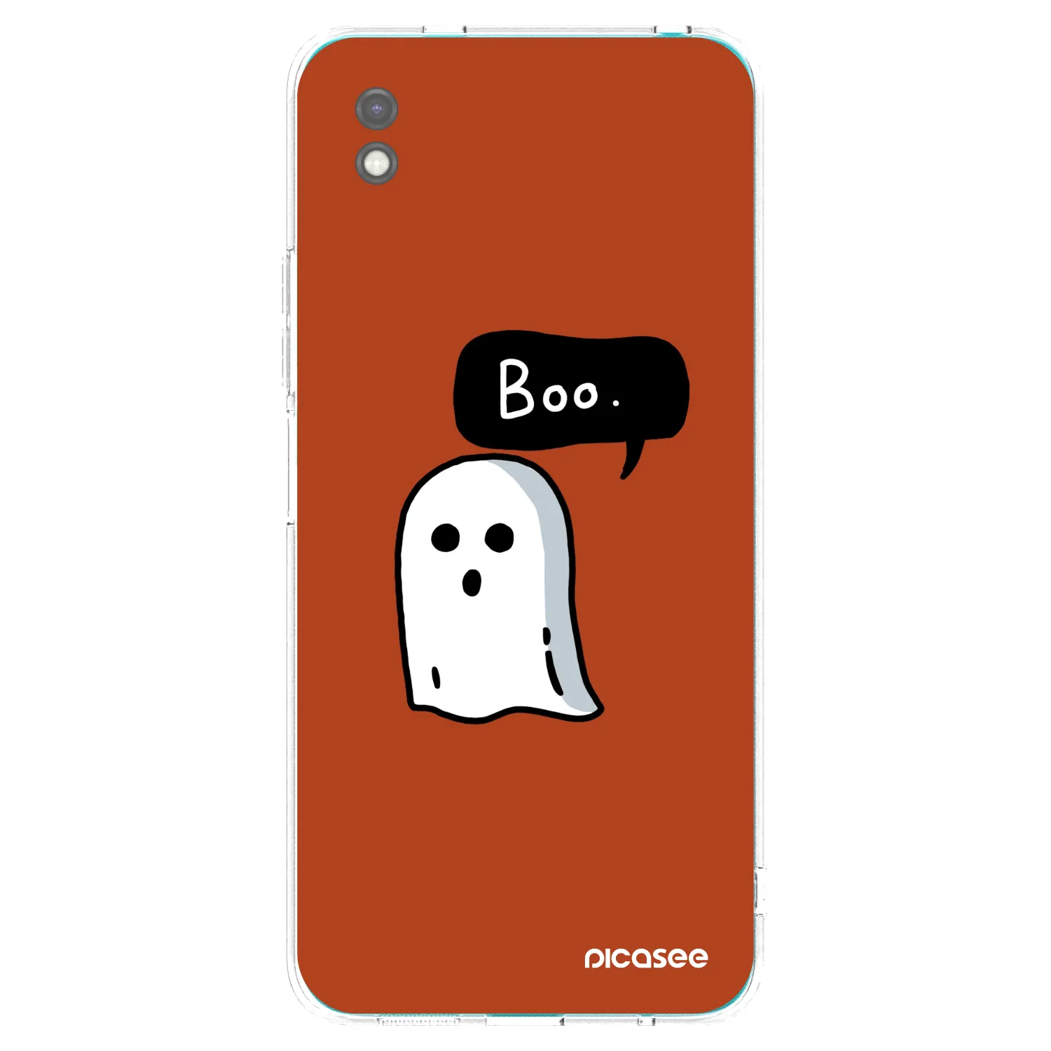 Picasee Xiaomi Redmi 9A Hülle - Schwarzes Silikon - Boo