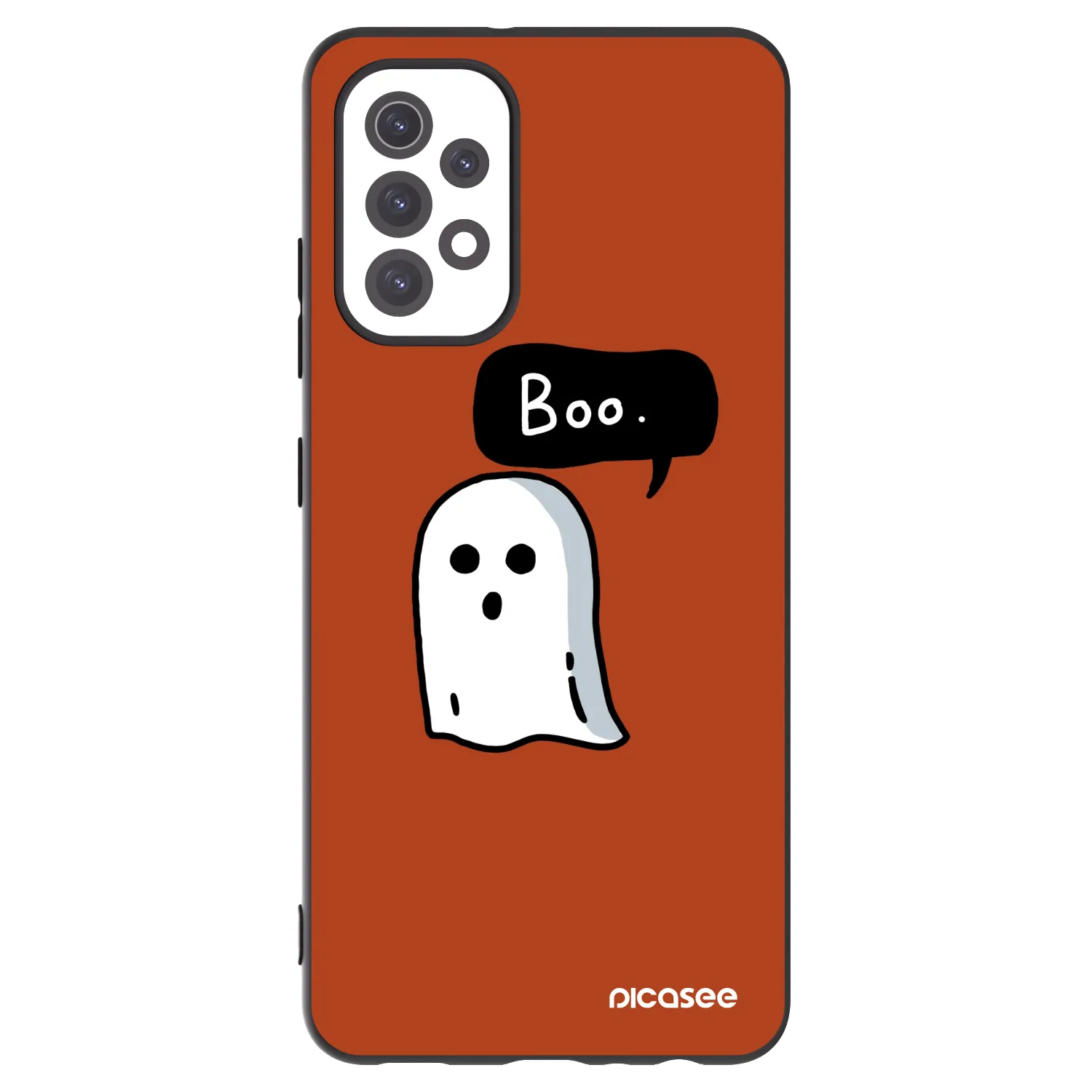 Picasee Samsung Galaxy A32 5G A326B Hülle - Schwarzes Silikon - Boo
