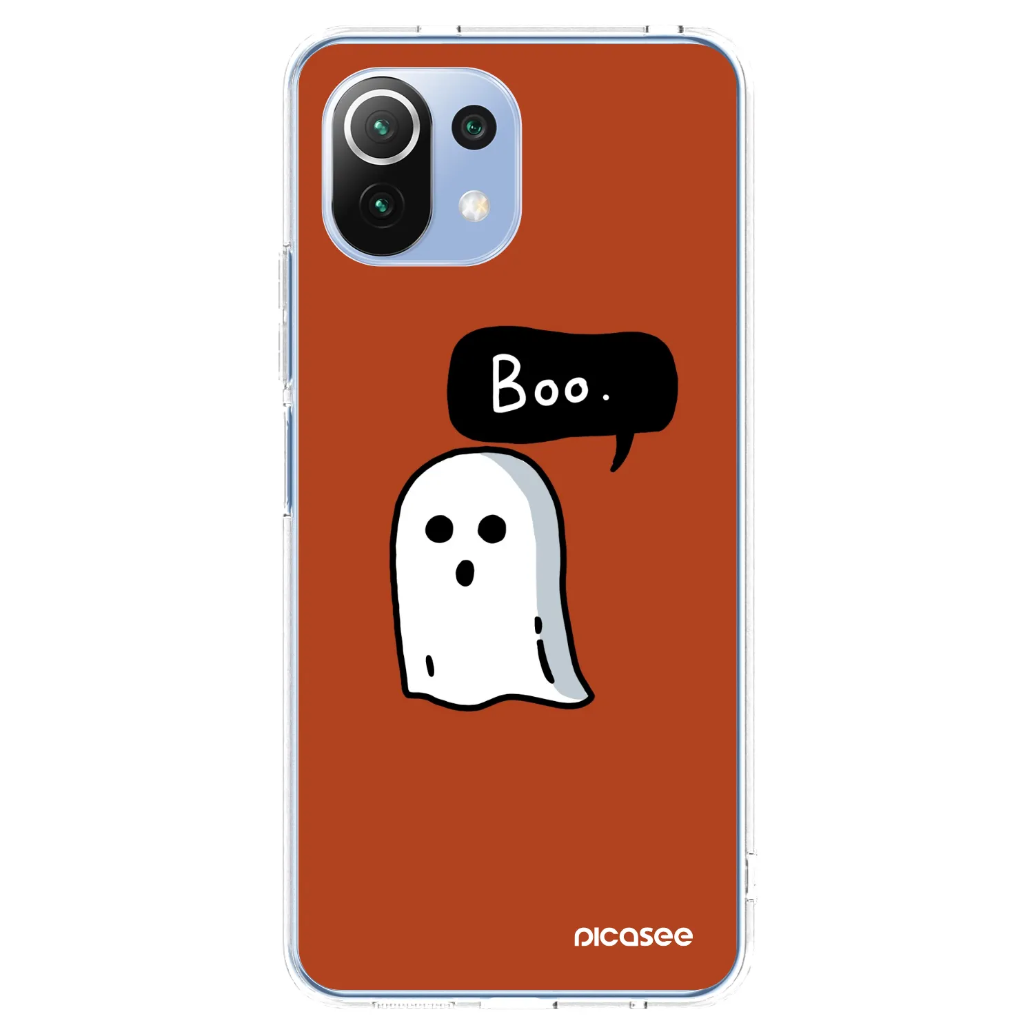 Picasee Xiaomi Mi 11 Lite Hülle - Transparentes Silikon - Boo