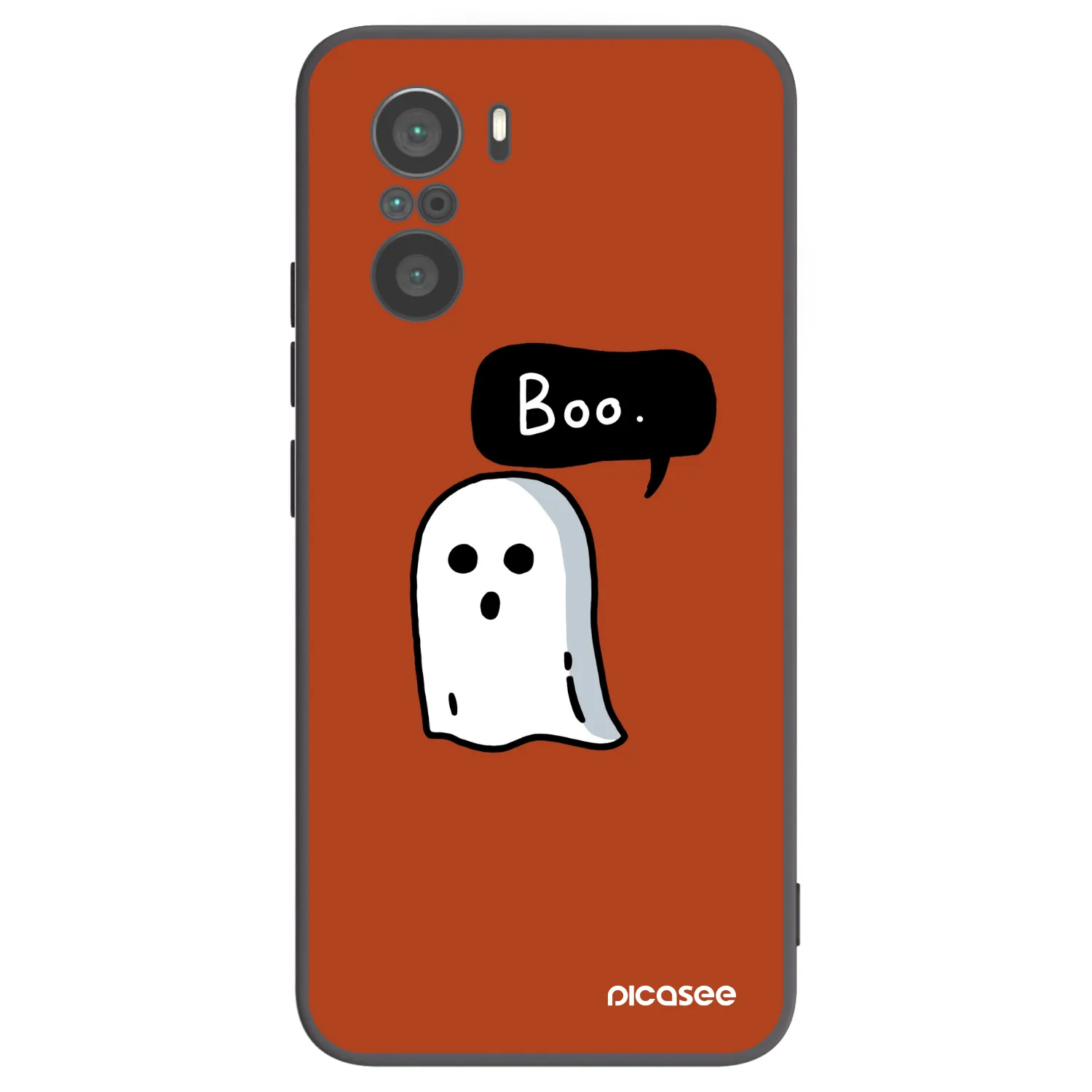 Picasee Xiaomi Poco F3 Hülle - Schwarzes Silikon - Boo