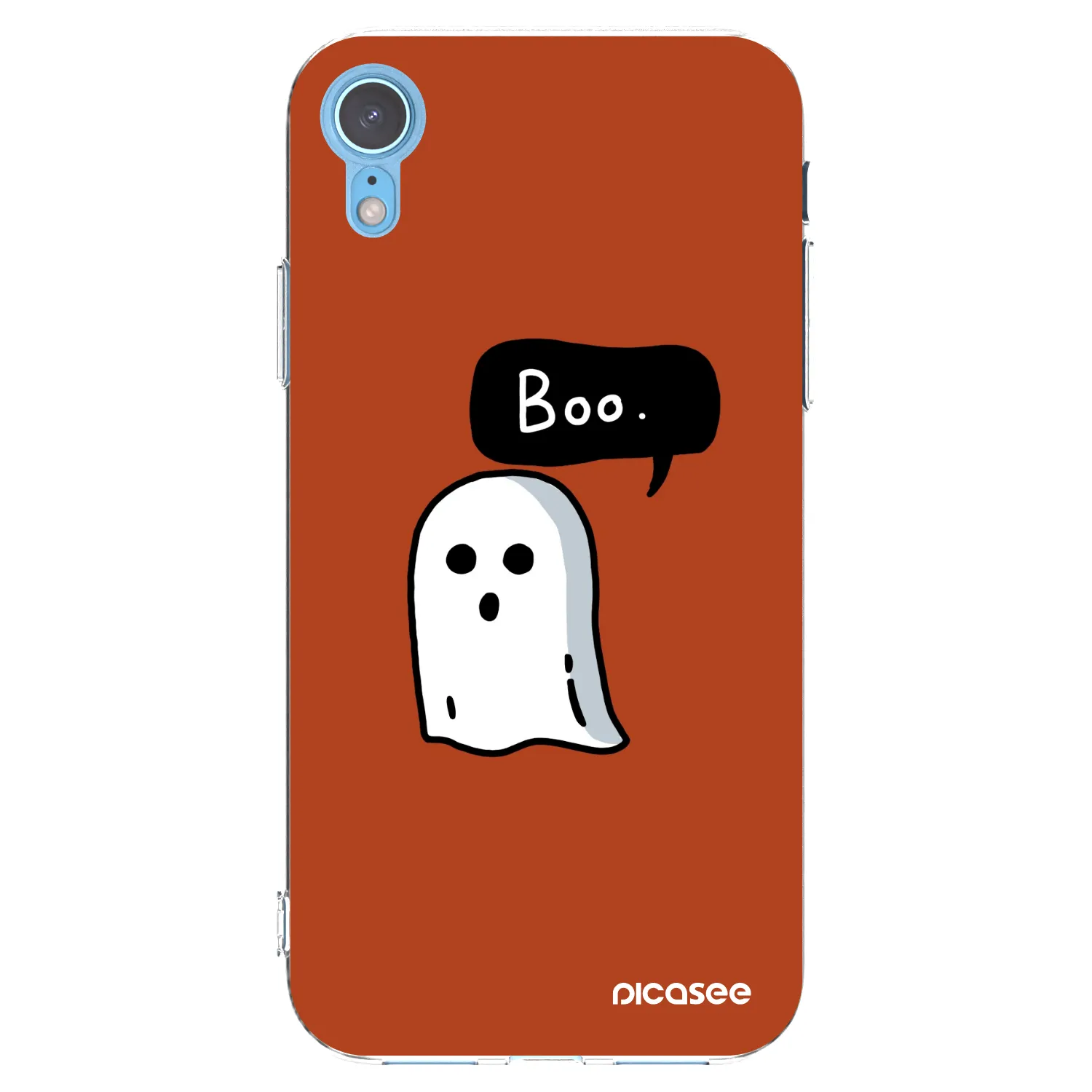 Picasee Apple iPhone XR Hülle - Transparentes Silikon - Boo