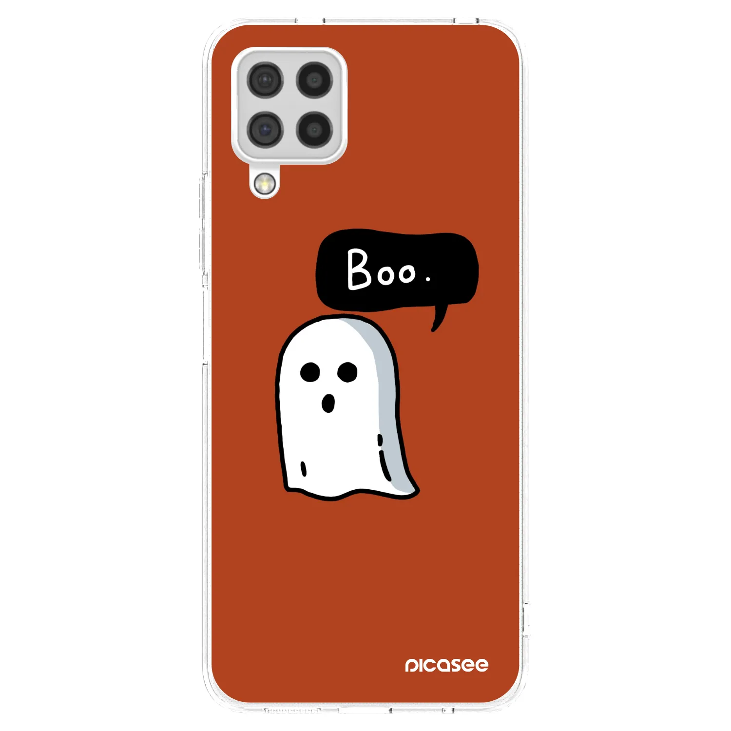 Picasee Samsung Galaxy A22 A225F 4G Hülle - Transparentes Silikon - Boo