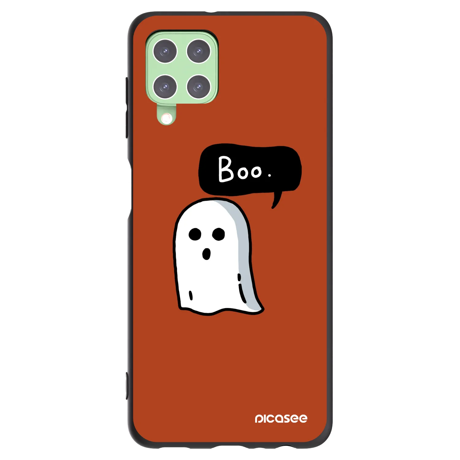 Picasee Samsung Galaxy A22 A225F 4G Hülle - Schwarzes Silikon - Boo