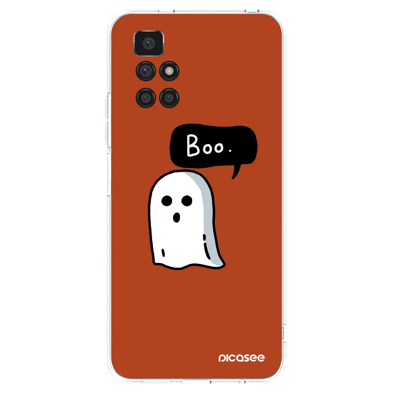 Picasee Xiaomi Redmi 10 Hülle - Transparentes Silikon - Boo