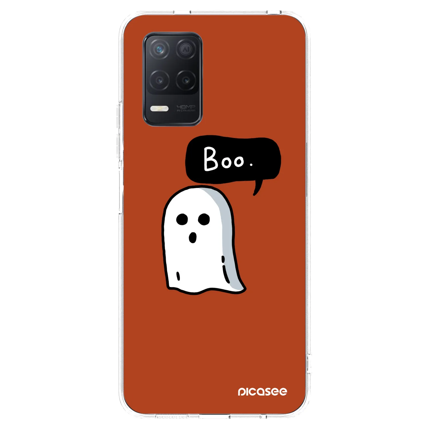 Picasee Realme 8 5G Hülle - Transparentes Silikon - Boo