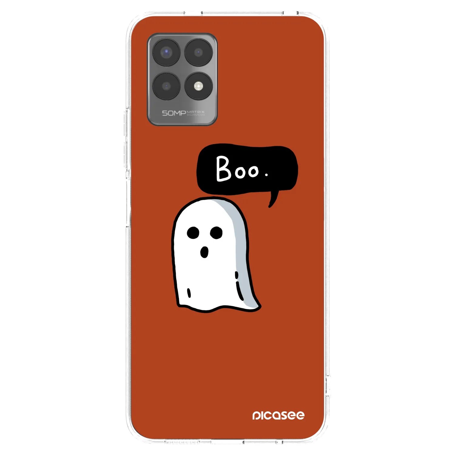 Picasee Realme 8i Hülle - Transparentes Silikon - Boo