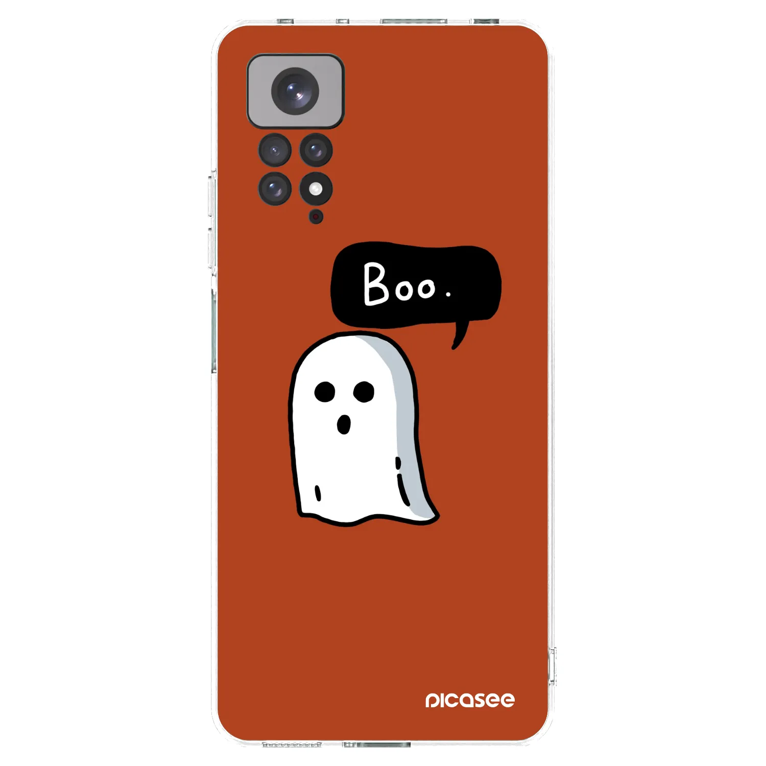 Picasee Xiaomi Redmi Note 11S 4G Hülle - Transparentes Silikon - Boo