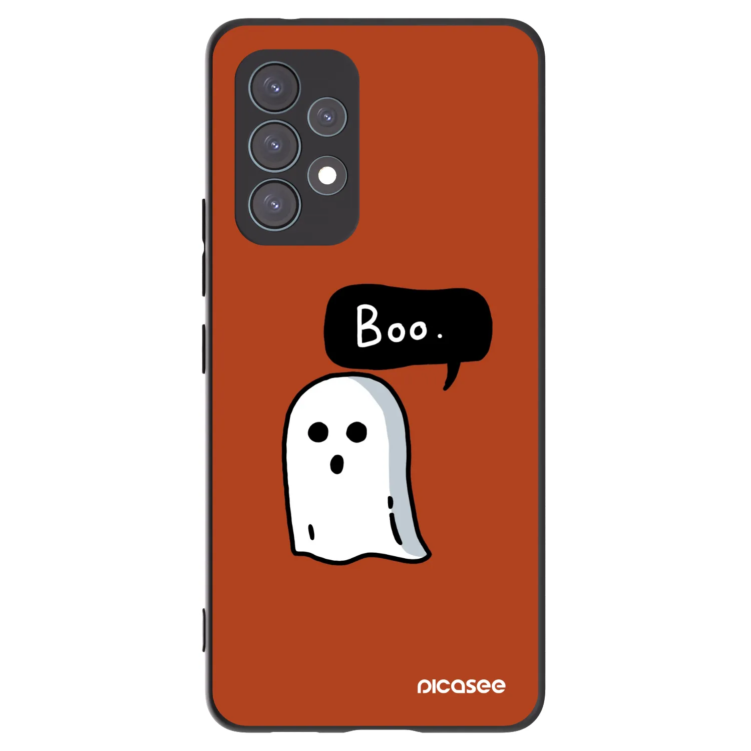 Picasee Samsung Galaxy A53 5G A536 Hülle - Schwarzes Silikon - Boo