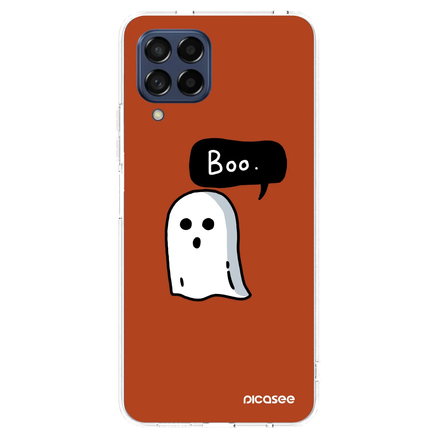 Picasee Samsung Galaxy M53 5G Hülle - Transparentes Silikon - Boo