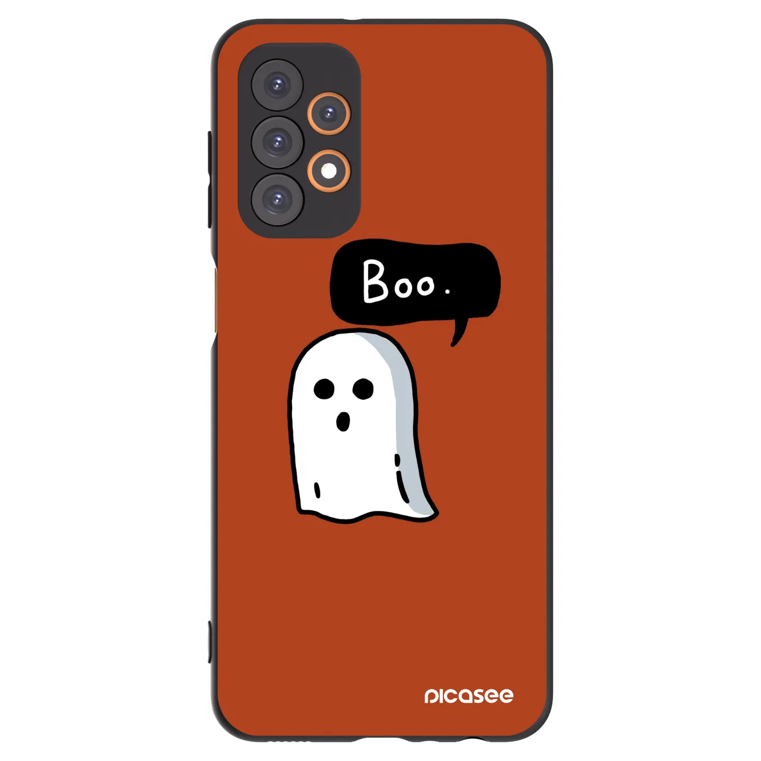 Picasee Samsung Galaxy A23 A236B 5G Hülle - Schwarzes Silikon - Boo