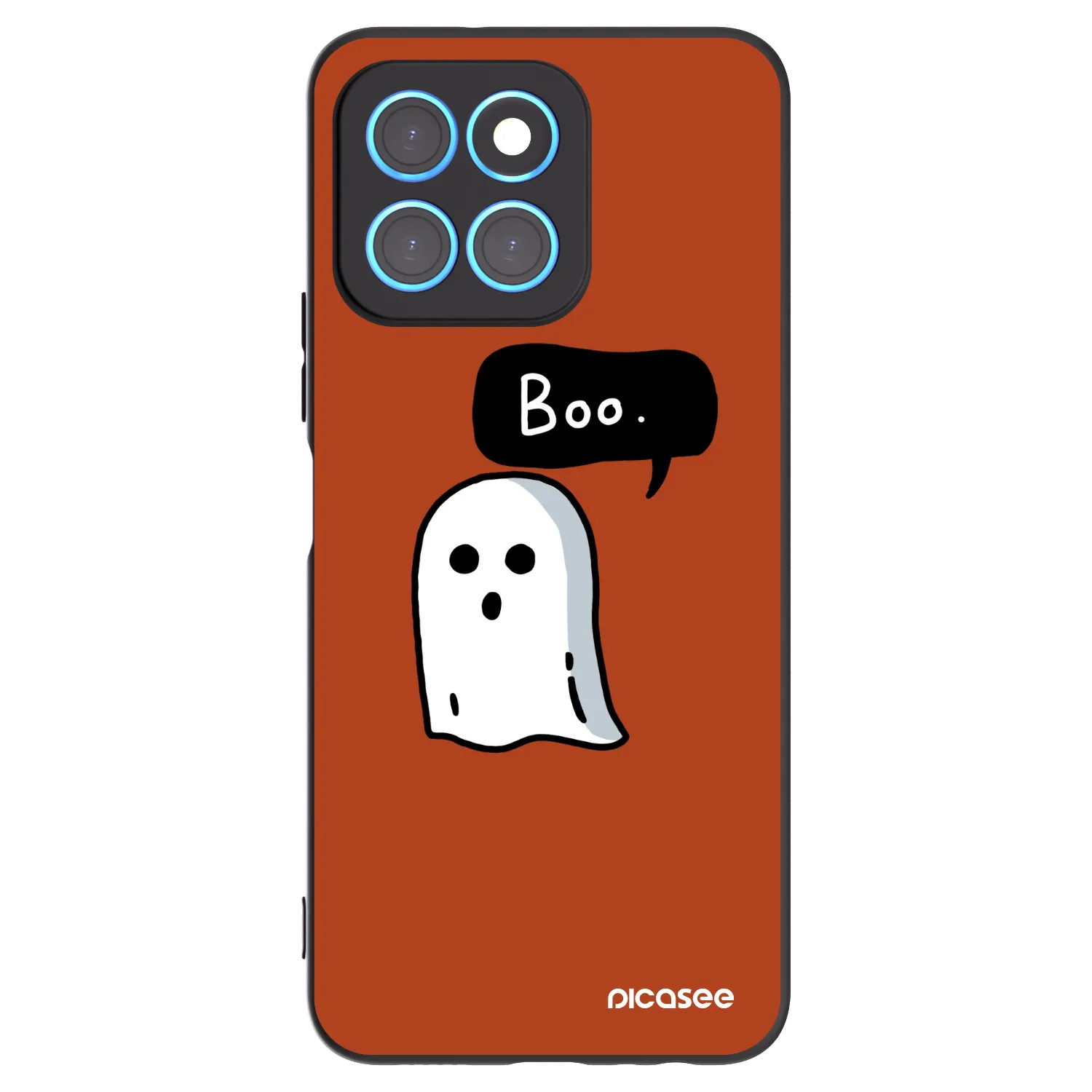 Picasee Honor X6 Hülle - Schwarzes Silikon - Boo