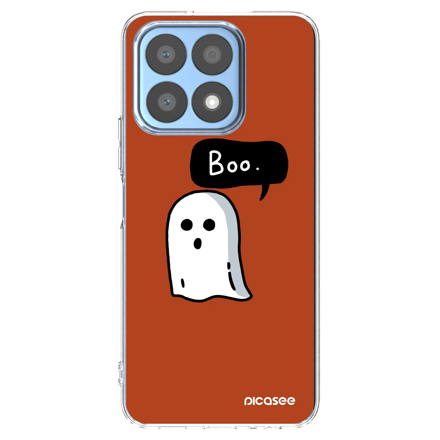Picasee Honor X8a Hülle - Transparentes Silikon - Boo