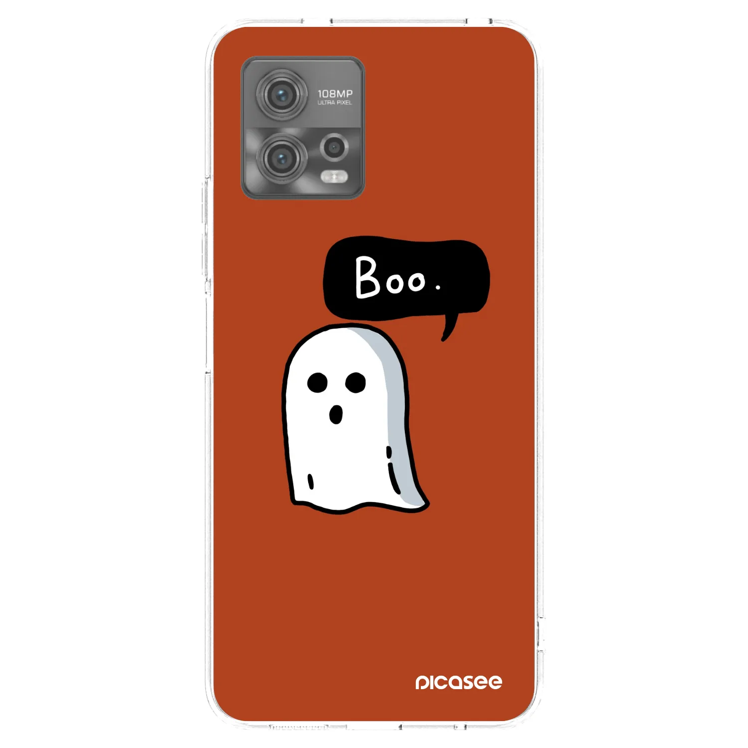 Picasee Motorola Moto G72 Hülle - Transparentes Silikon - Boo