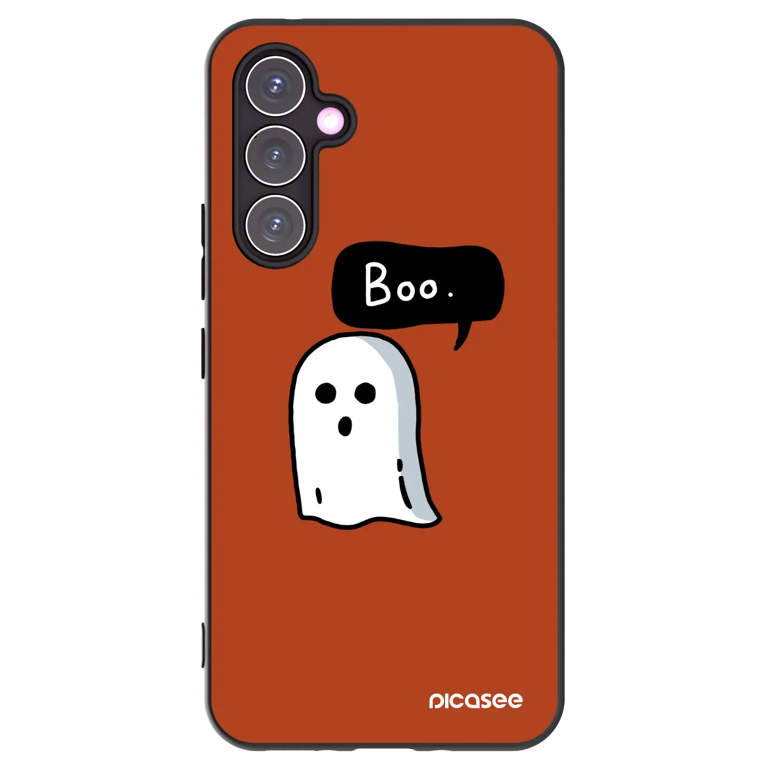 Picasee Samsung Galaxy A54 5G A546B Hülle - Schwarzes Silikon - Boo
