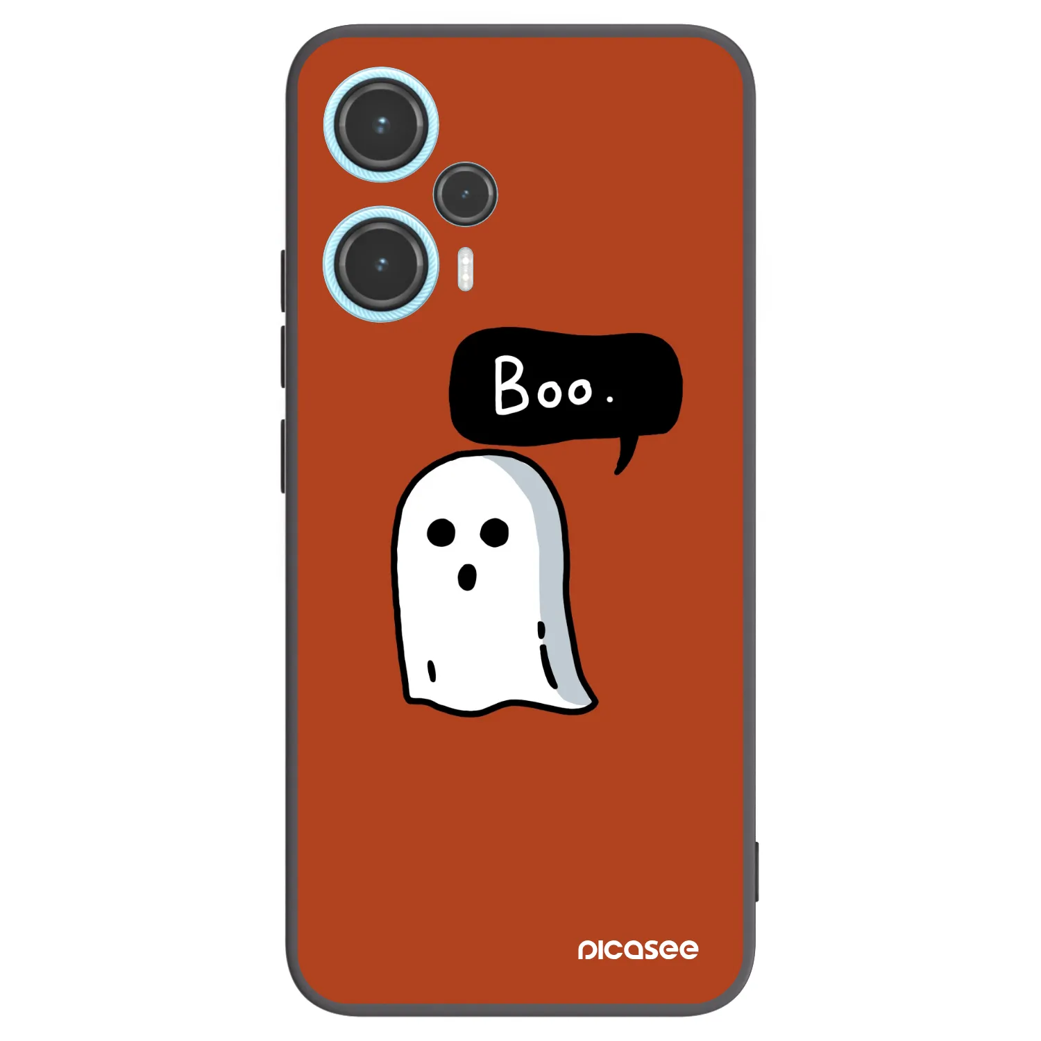 Picasee Xiaomi Poco F5 Hülle - Schwarzes Silikon - Boo