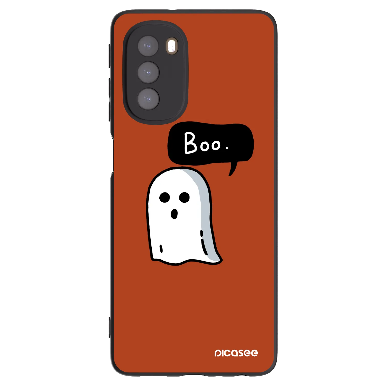 Picasee Motorola Moto G51 Hülle - Schwarzes Silikon - Boo