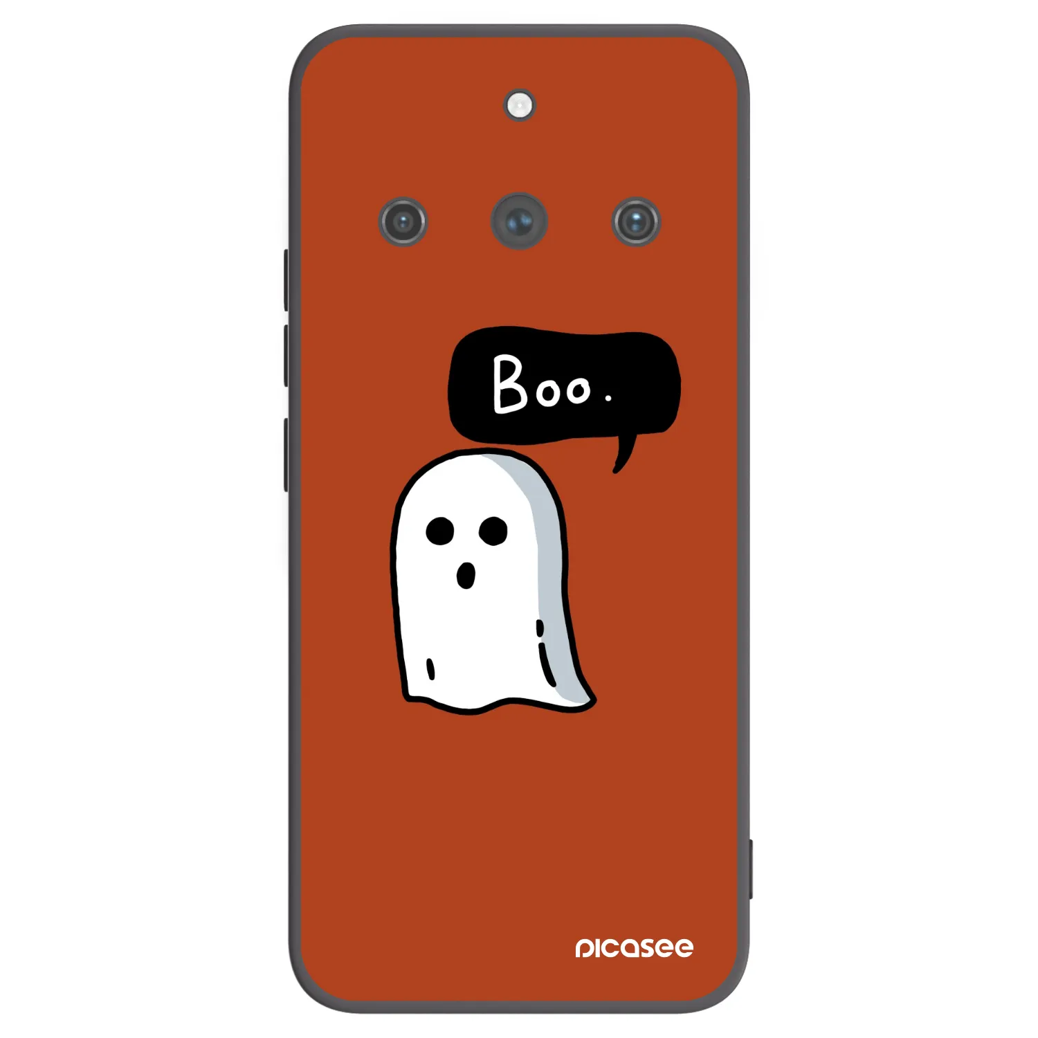 Picasee Realme 11 Pro+ Hülle - Schwarzes Silikon - Boo