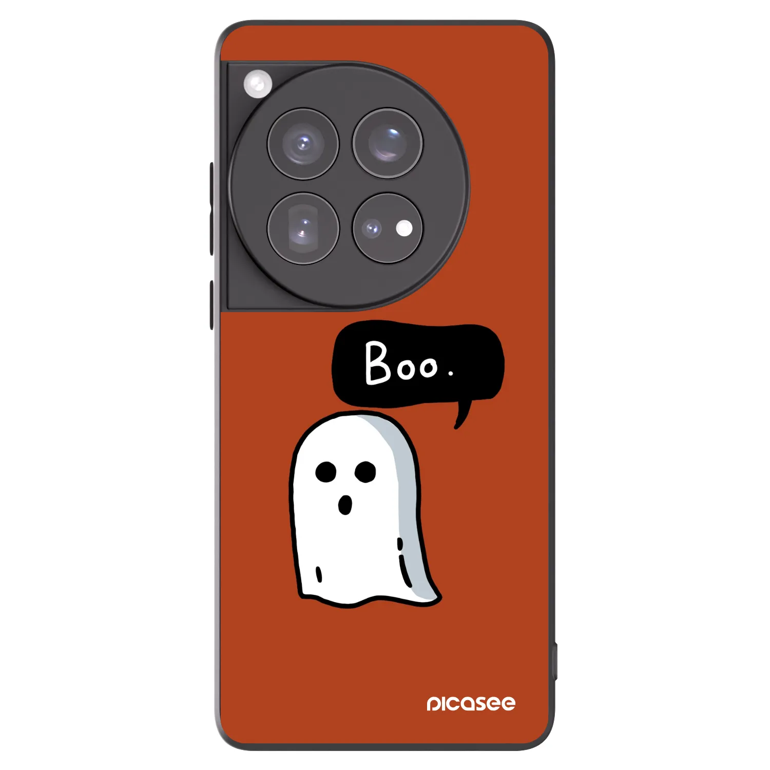 Picasee OnePlus 12 5G Hülle - Schwarzes Silikon - Boo