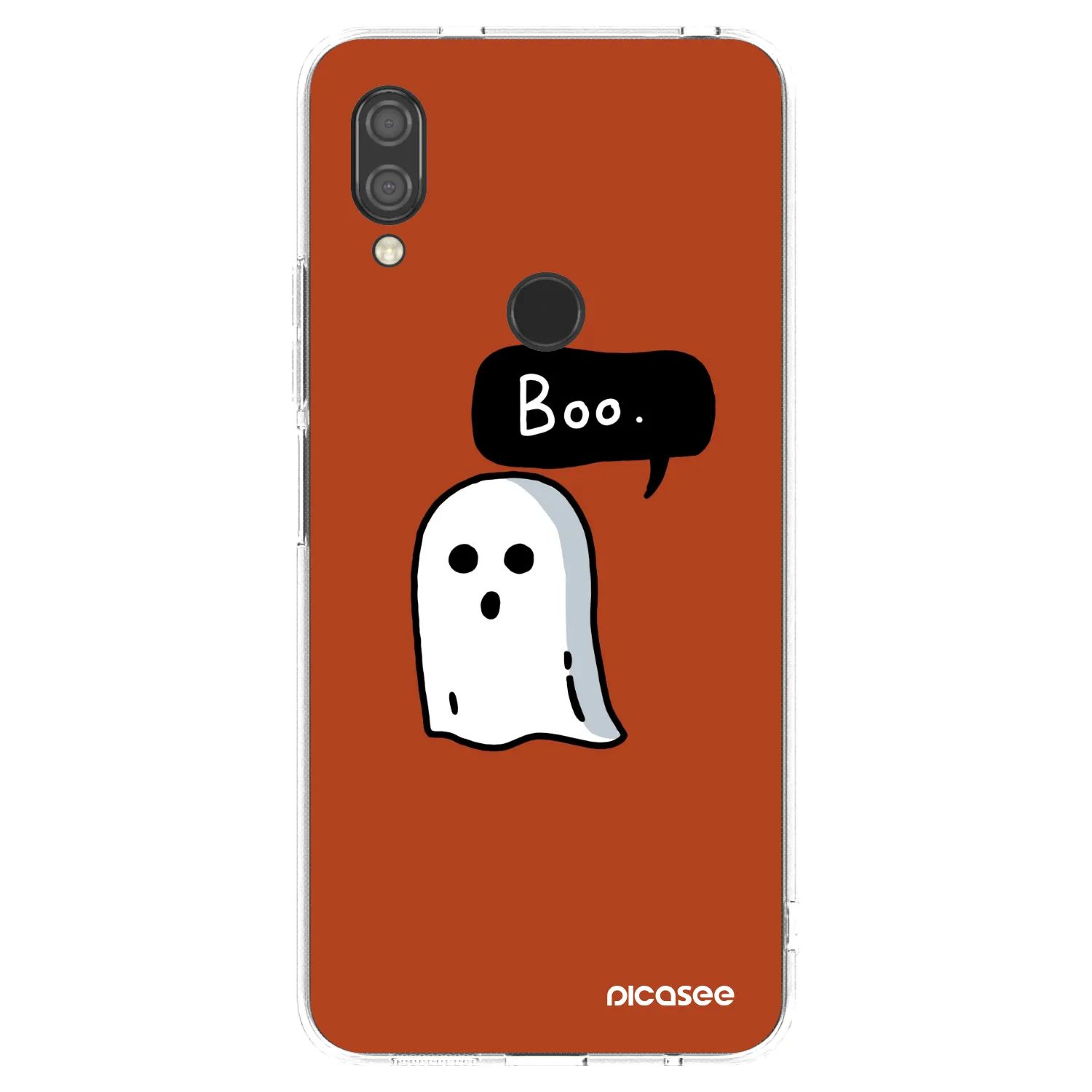 Picasee Xiaomi Redmi 7 Hülle - Transparentes Silikon - Boo