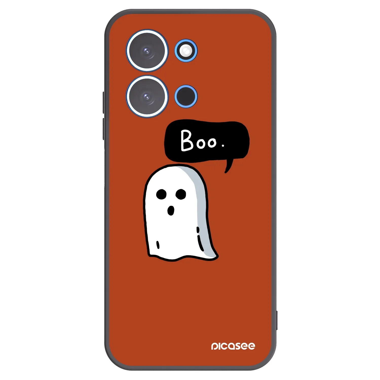 Picasee Xiaomi Redmi 15C 4G Hülle - Schwarzes Silikon - Boo