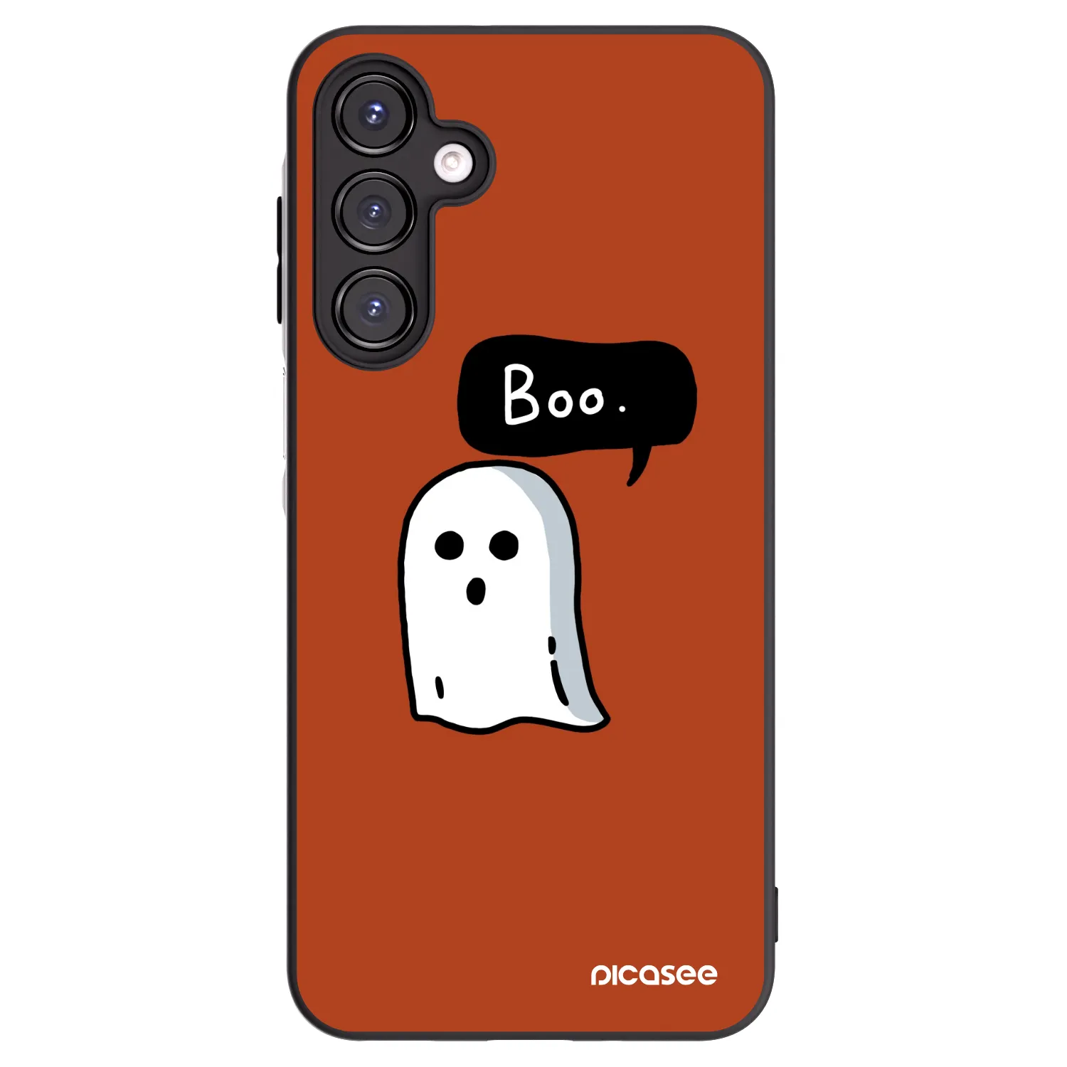 Picasee Samsung Galaxy A16 4G Hülle - Schwarzes Silikon - Boo