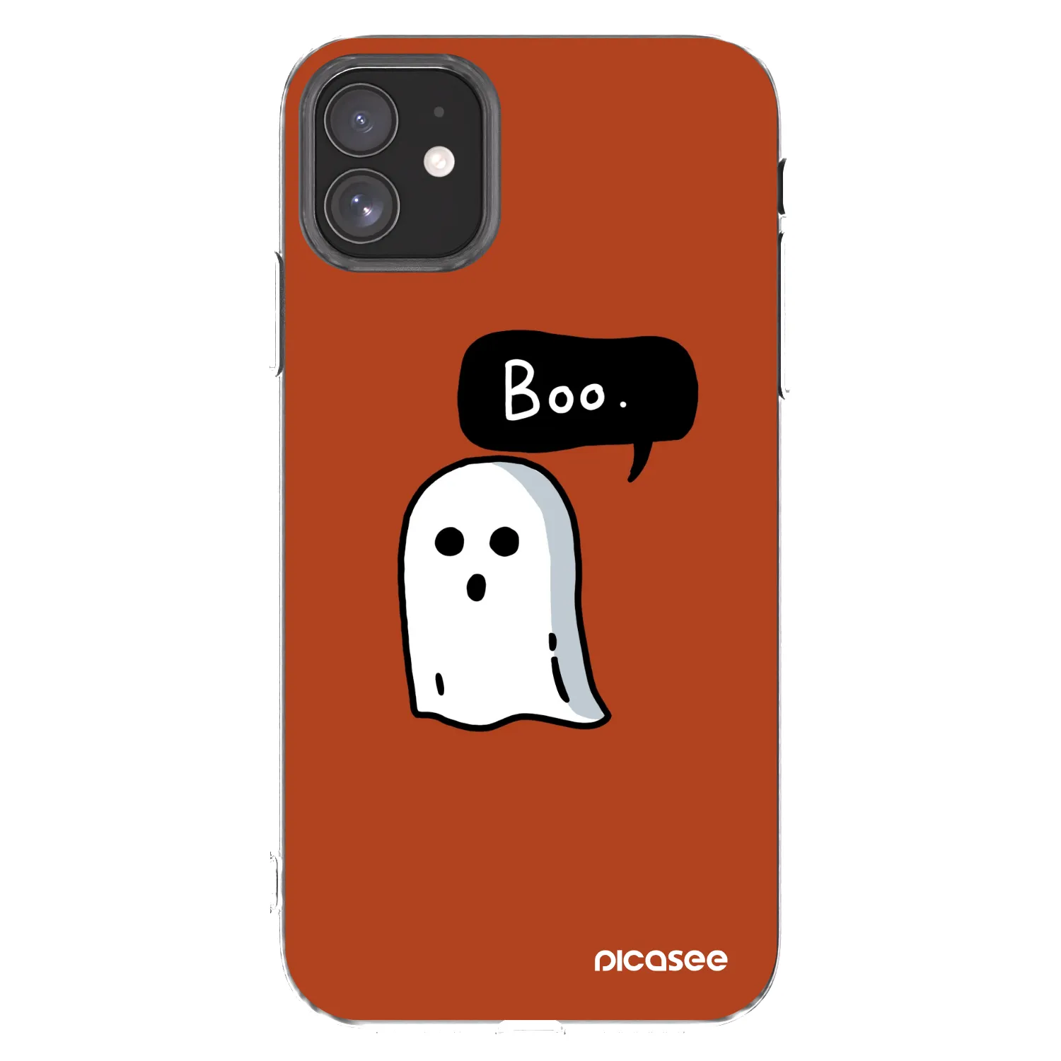 Picasee Apple iPhone 11 Hülle - Transparentes Silikon - Boo