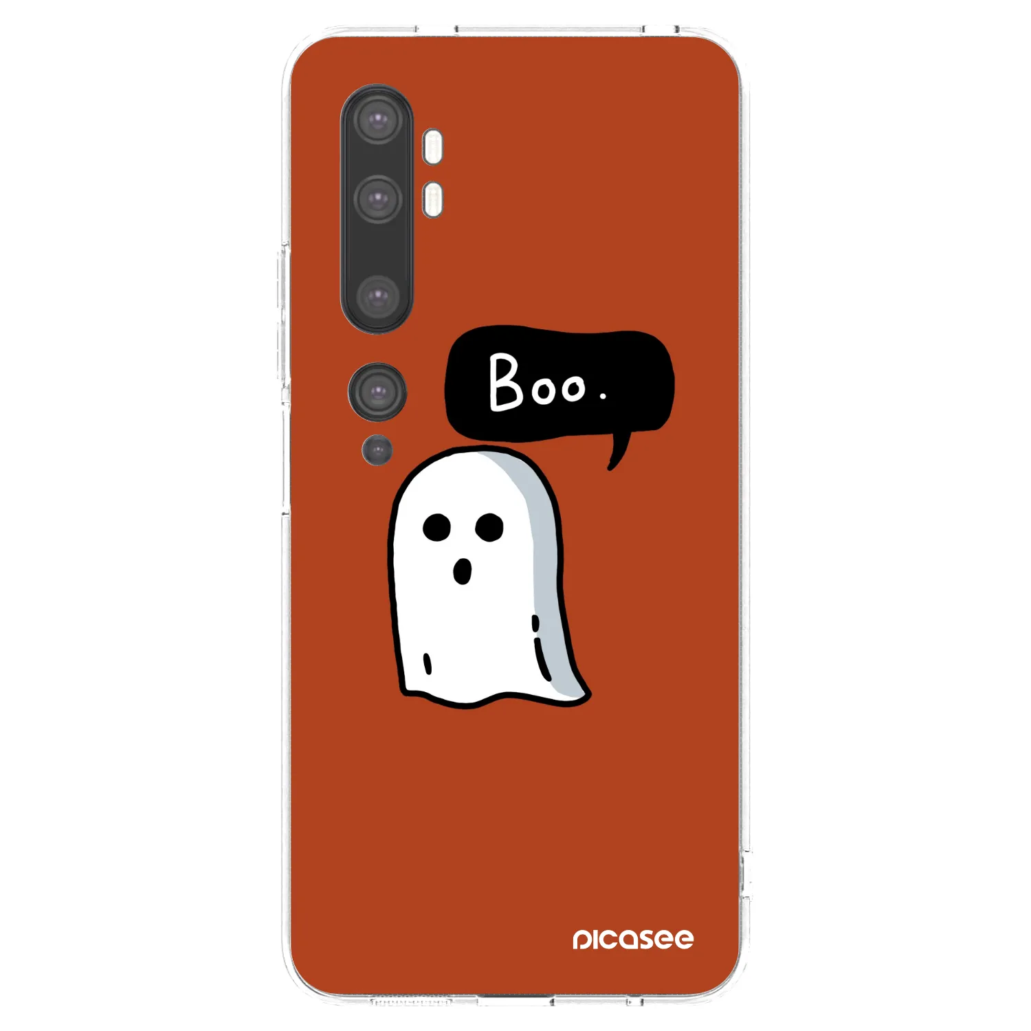 Picasee Xiaomi Mi Note 10 (Pro) Hülle - Transparentes Silikon - Boo