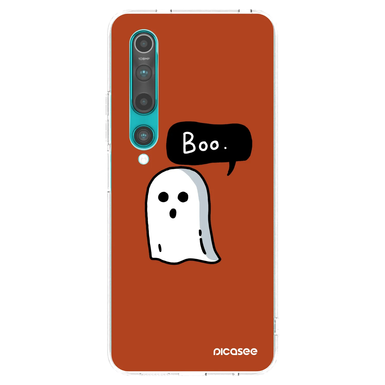 Picasee Xiaomi Mi 10 Hülle - Transparentes Silikon - Boo