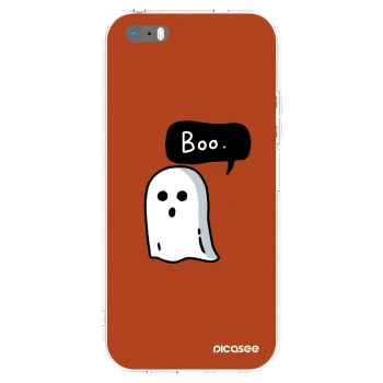 Apple iPhone 5/5S/SE Hülle - Transparentes Silikon - Boo