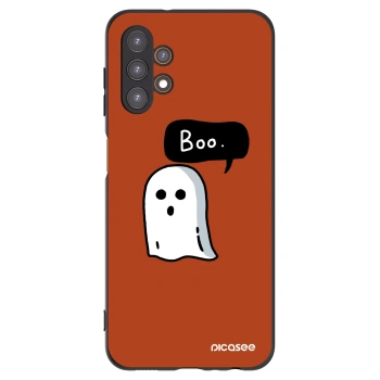 Picasee Samsung Galaxy A13 4G A135 Hülle - Schwarzes Silikon - Boo