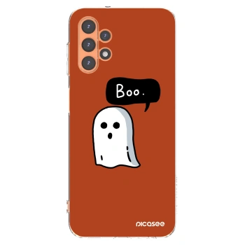 Picasee Samsung Galaxy A13 4G A135 Hülle - Transparentes Silikon - Boo