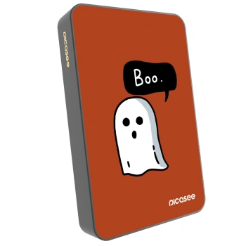 Picasee Powerbank mit MagSafe 10 000 mAh Grau - Boo