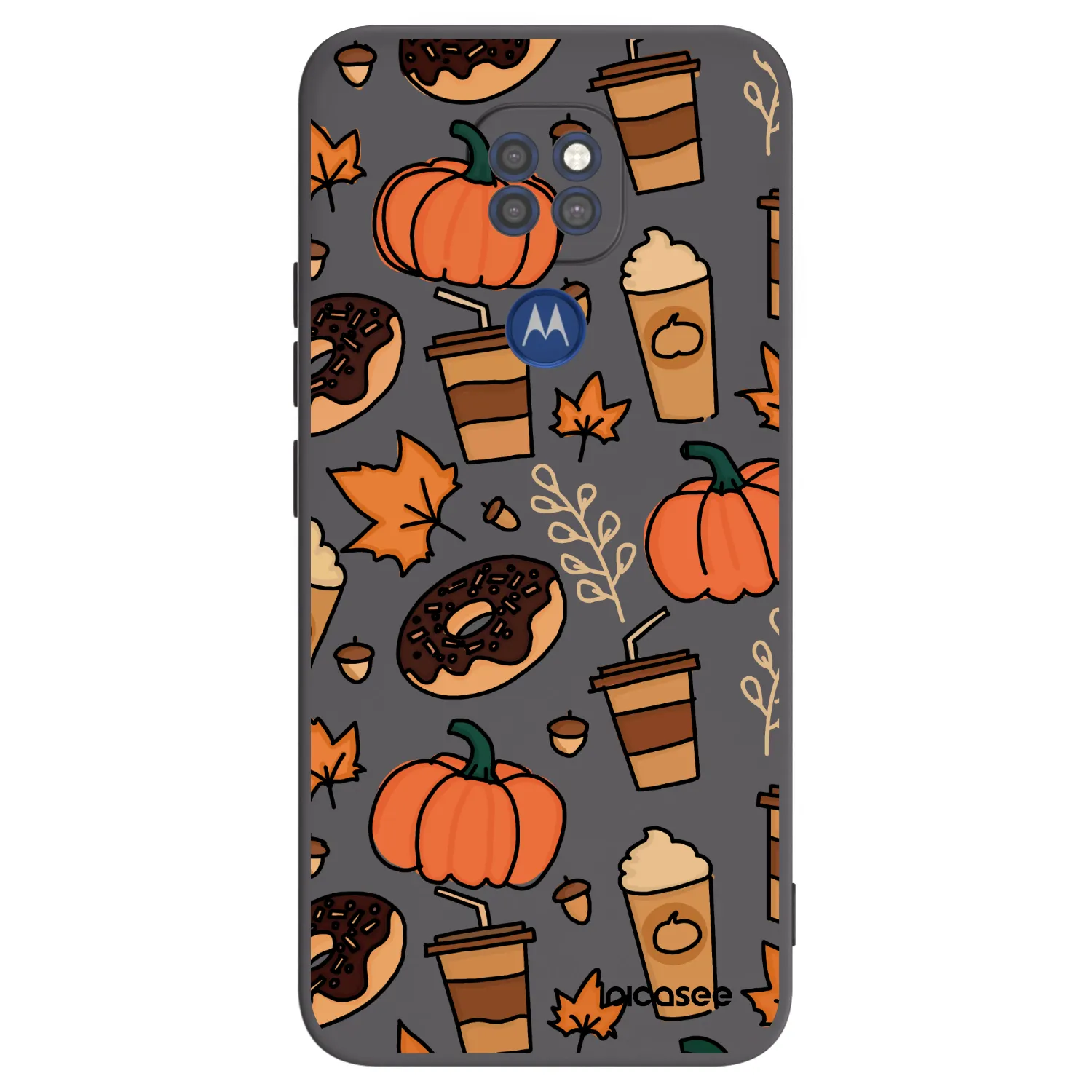 Picasee Motorola Moto G9 Play Hülle - Schwarzes Silikon - Fallovers