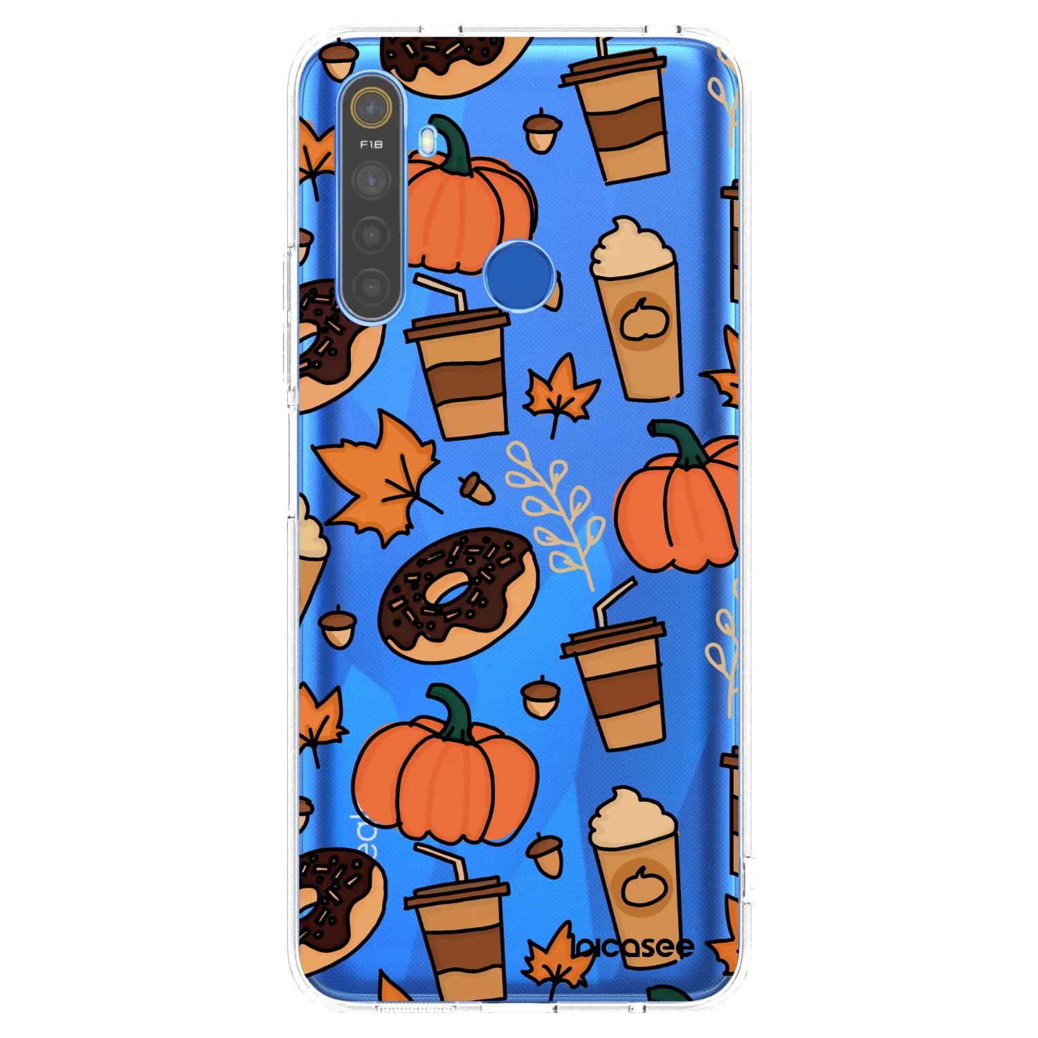 Picasee Realme 5 Hülle - Transparentes Silikon - Fallovers