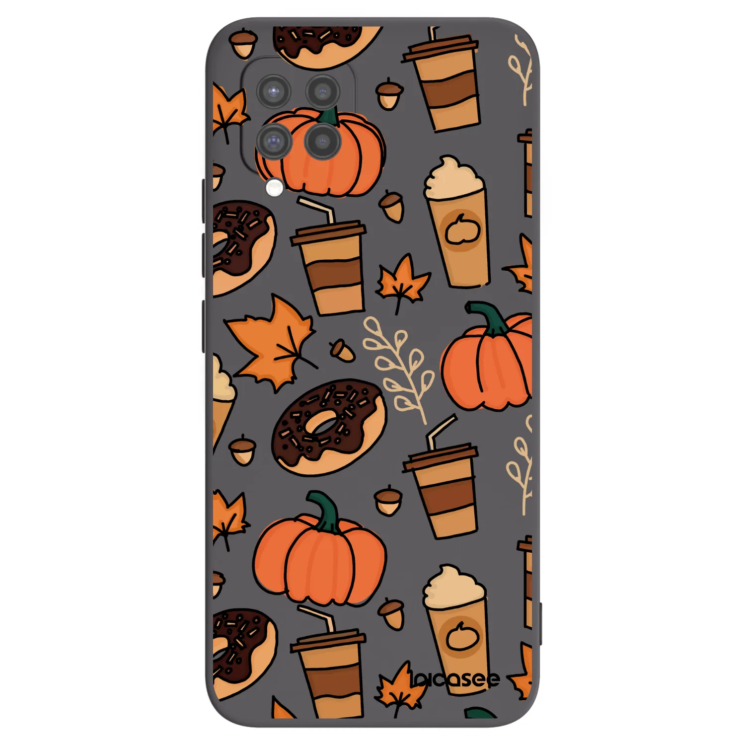 Picasee Samsung Galaxy A42 A426B Hülle - Schwarzes Silikon - Fallovers