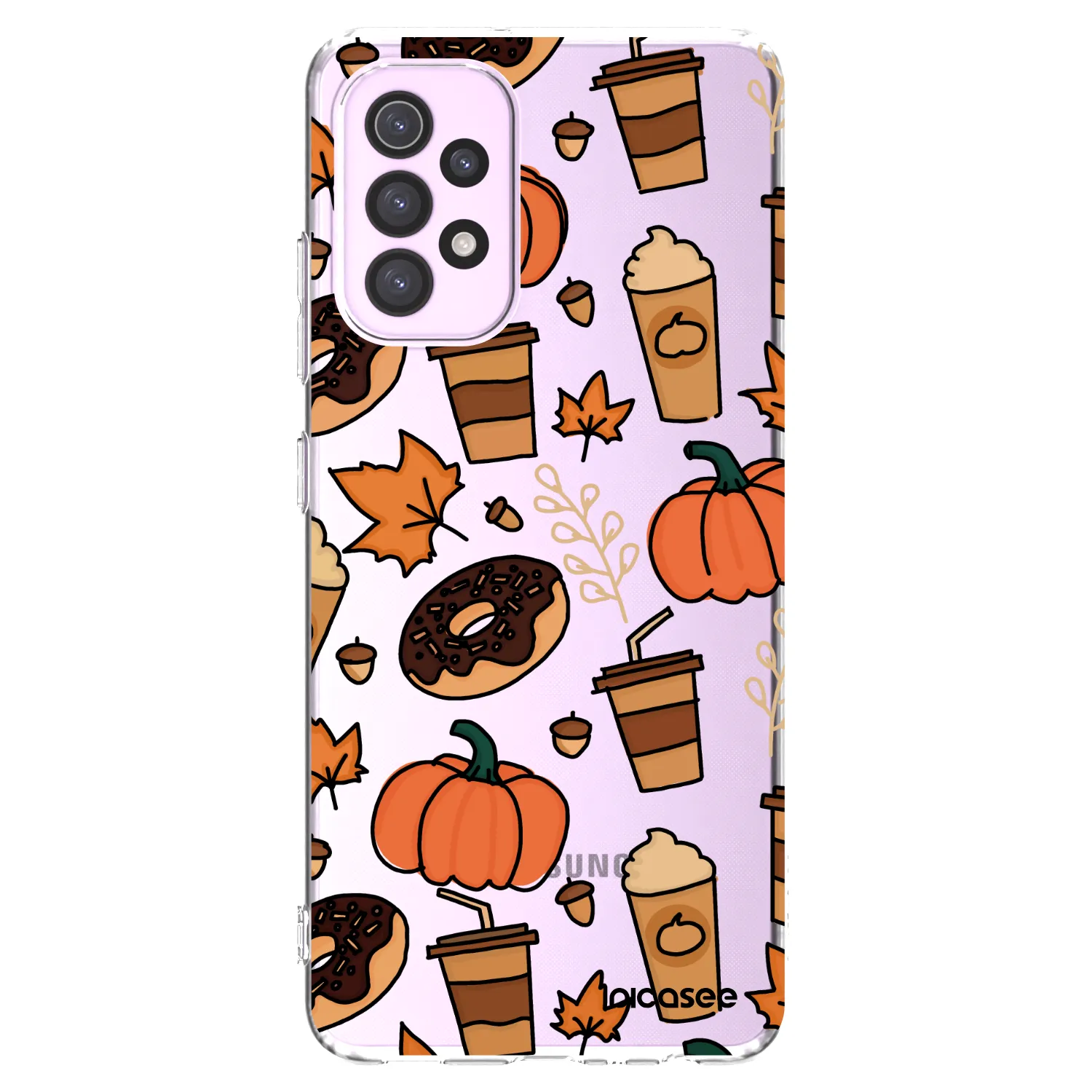 Picasee Samsung Galaxy A32 5G A326B Hülle - Transparentes Silikon - Fallovers