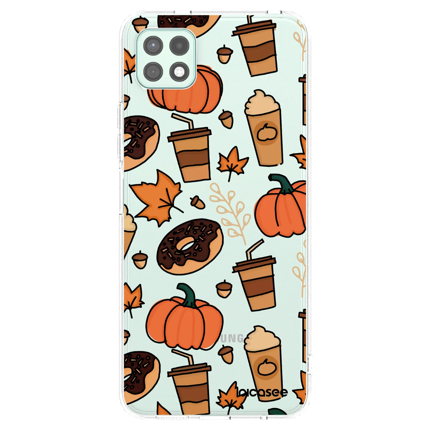 Picasee Samsung Galaxy A22 A226B 5G Hülle - Transparentes Silikon - Fallovers