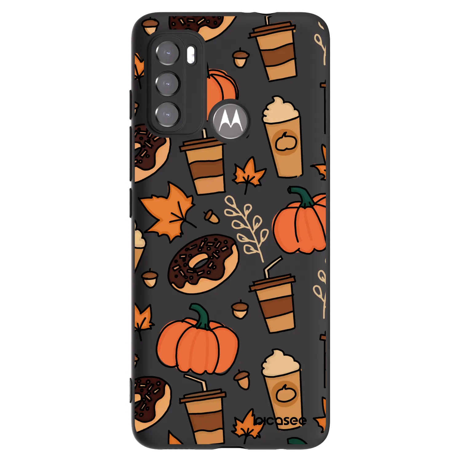 Picasee Motorola Moto G60 Hülle - Schwarzes Silikon - Fallovers