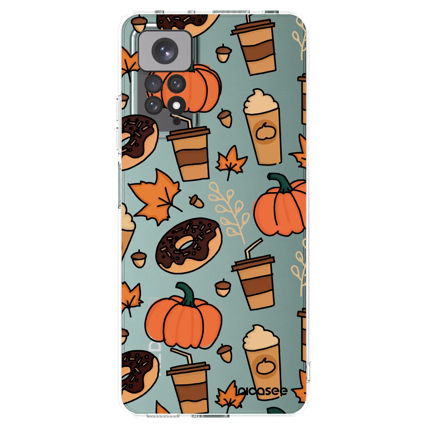 Picasee Xiaomi Redmi Note 11S 4G Hülle - Transparentes Silikon - Fallovers