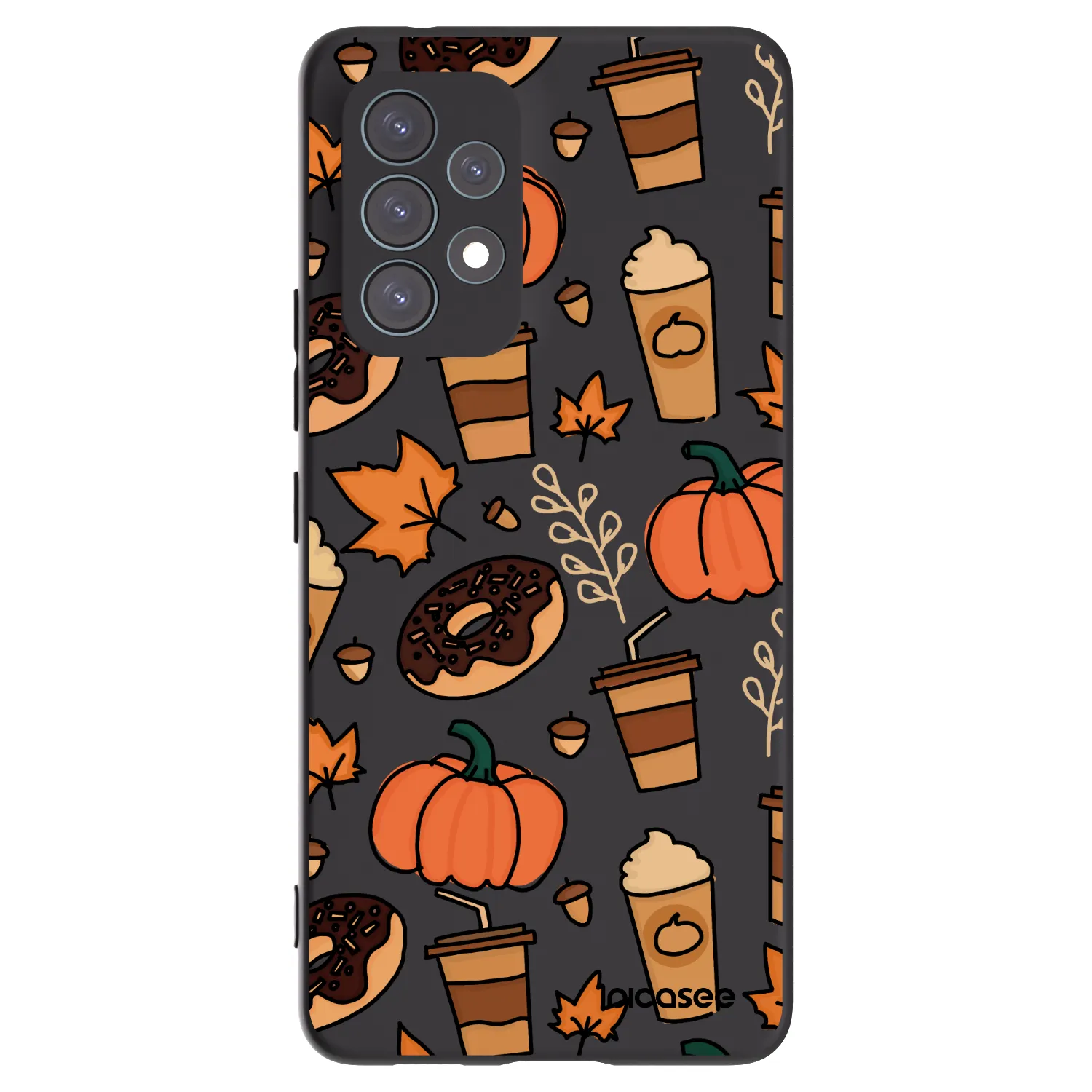 Picasee Samsung Galaxy A53 5G A536 Hülle - Schwarzes Silikon - Fallovers