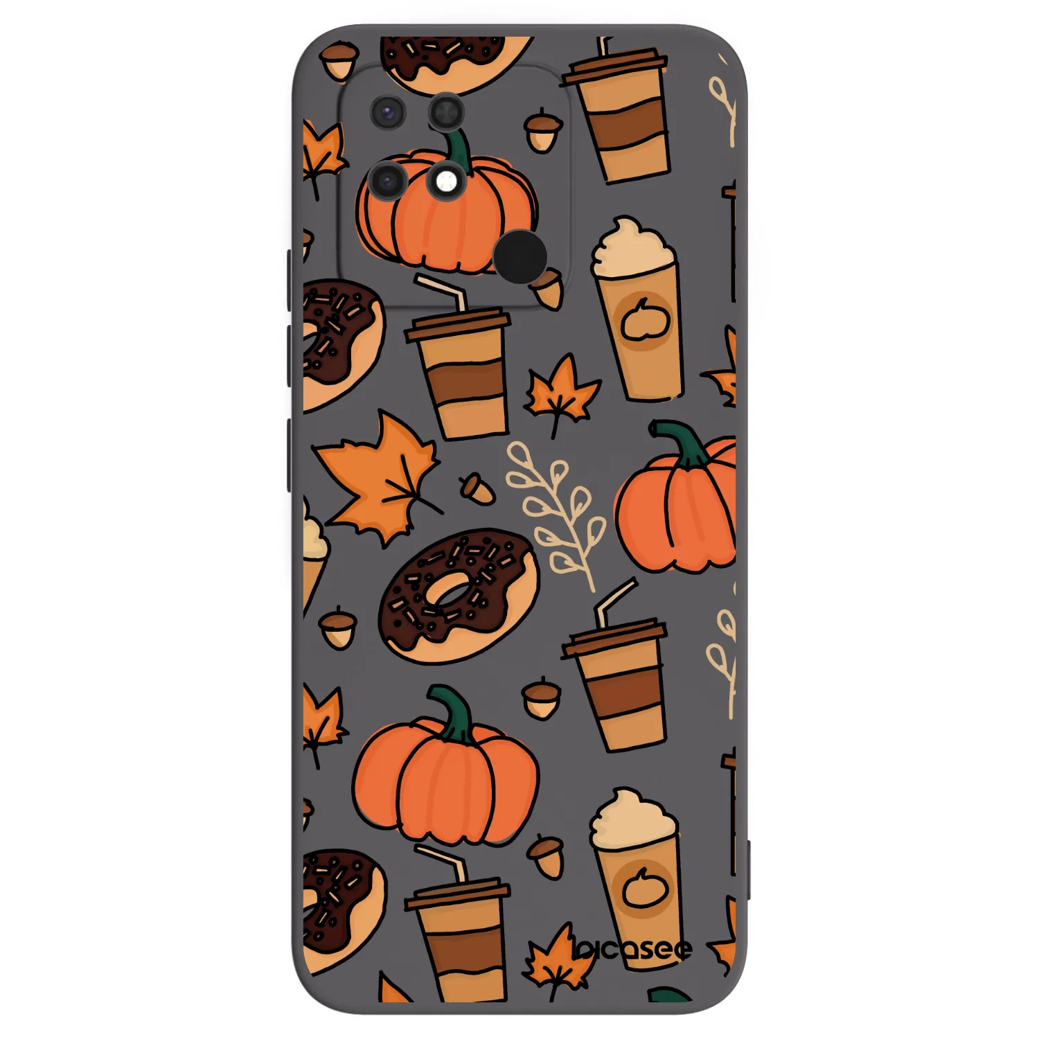 Picasee Xiaomi Redmi 10C Hülle - Schwarzes Silikon - Fallovers