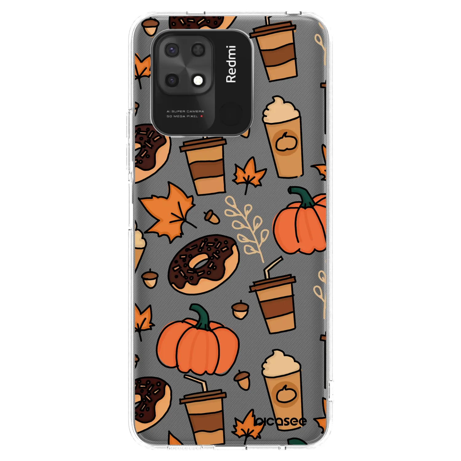 Picasee Xiaomi Redmi 10C Hülle - Transparentes Silikon - Fallovers