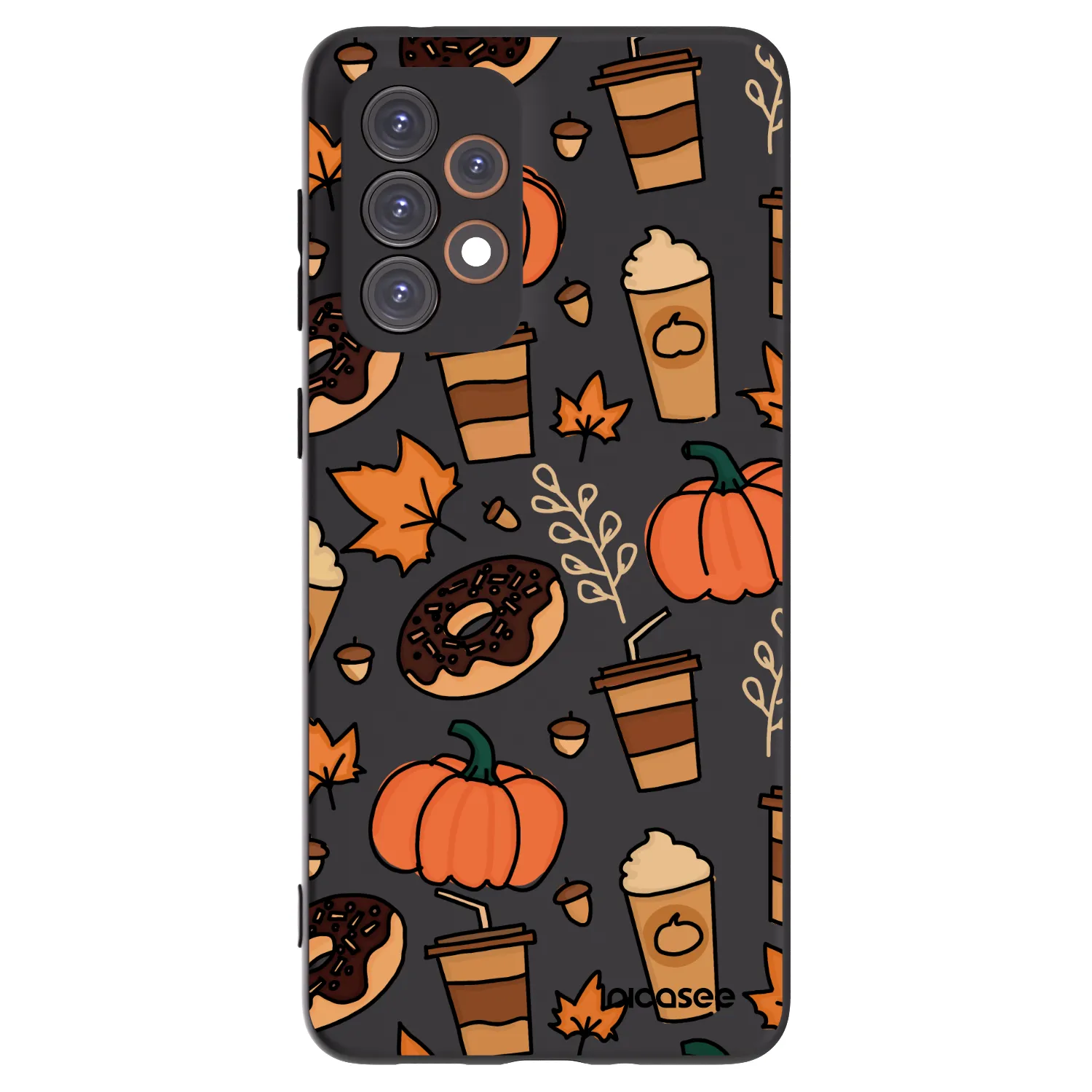 Picasee Samsung Galaxy A33 5G A336 Hülle - Schwarzes Silikon - Fallovers