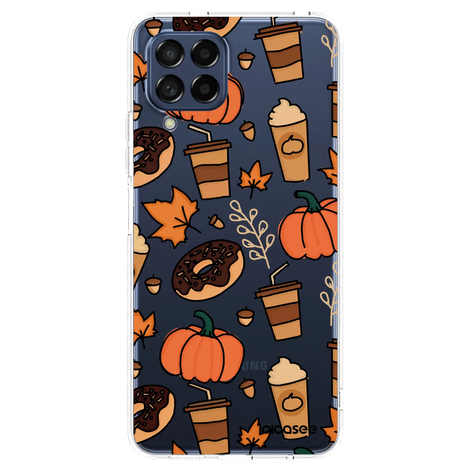 Picasee Samsung Galaxy M53 5G Hülle - Transparentes Silikon - Fallovers